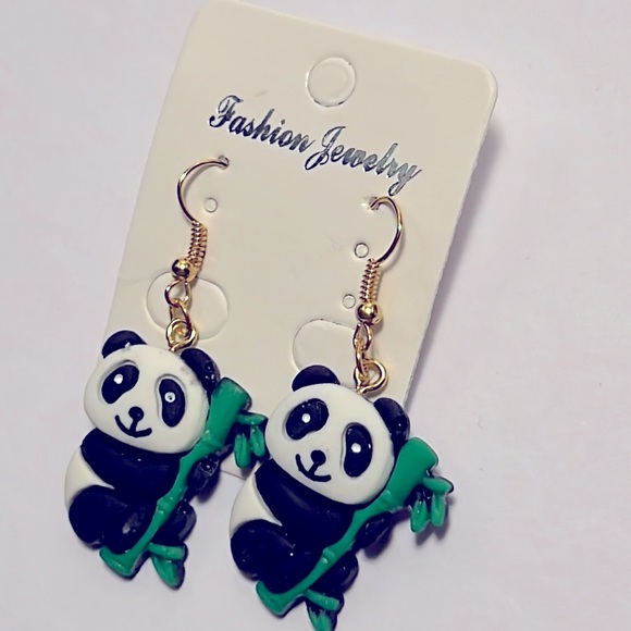 3/25$ Fashion Jewelry Panda Earrings - Picture 6 of 10